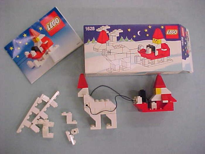 Lego Building Blocks, Santa And Sleigh