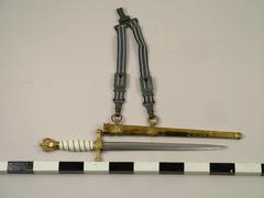 Nazi German Naval Officer's Dagger With Scabbard