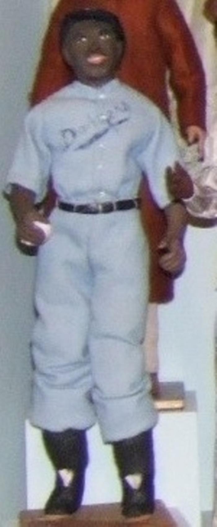 Portrait Doll Of Jackie Robinson