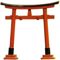 Torii Gate Model, Japanese