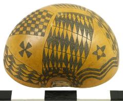 Decorated Gourd, Sudanese Immigration Archival Collection #137