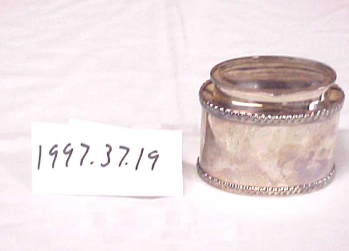 English Silver Tea Caddy