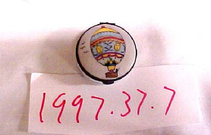 Trinket Box With Hot Air Balloon