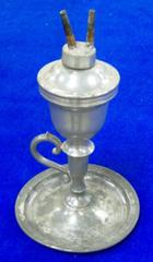 Oil Lamp With Chained Top