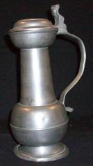 Communion Flagon With Chorus Face Thumb Piece