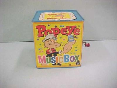 Popeye Musical Jack-in-the Box