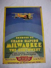 Kohler Airlines Reproduction Poster