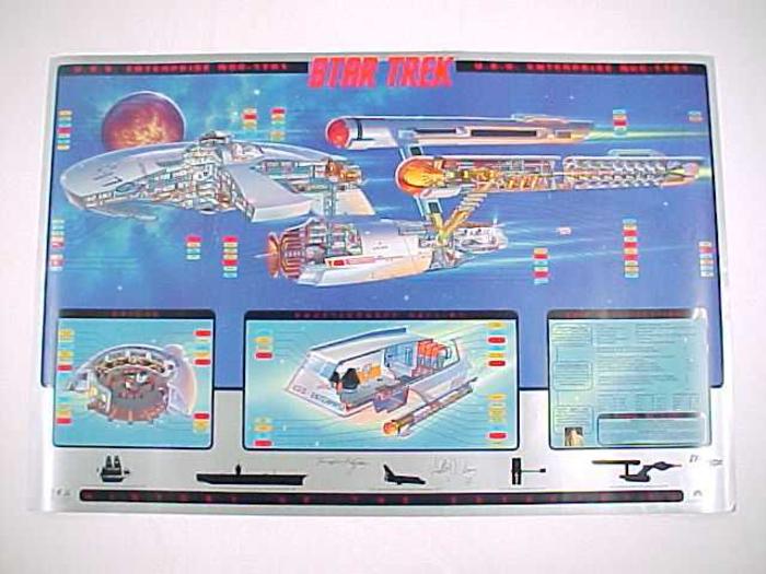 Poster, Original Series Uss Enterprise Ncc-1701 Star Trek