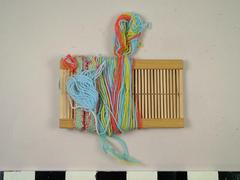 Portable Loom, Heddle, And  Woven Strap