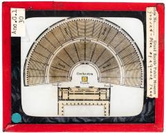Lantern Slide, Ground Plan of Greek Theater
