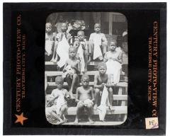 Lantern Slide, Group of Children