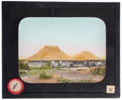 Lantern Slide, Two Buildings