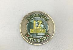 Military Challenge Coin,  Lz Michigan Vietnam Veteran