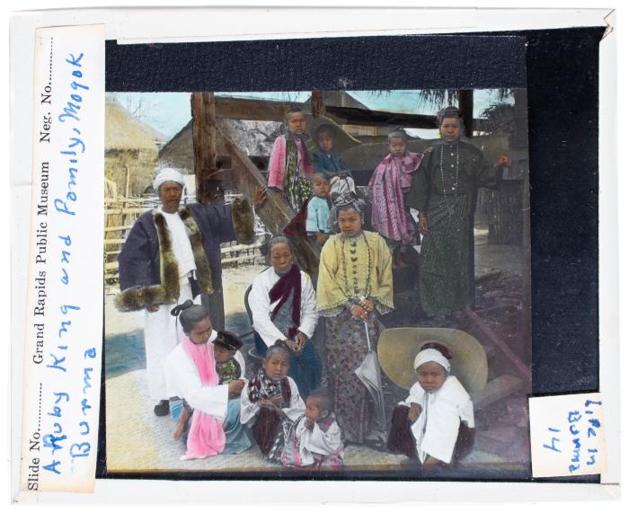 Lantern Slide, Ruby King and Family