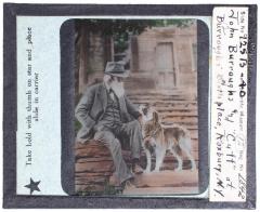 Lantern Slide, John Burroughs' Dog