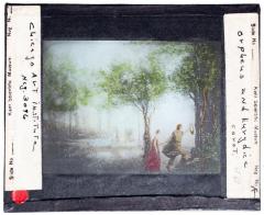 Lantern Slide, Orpheus and Eurydice