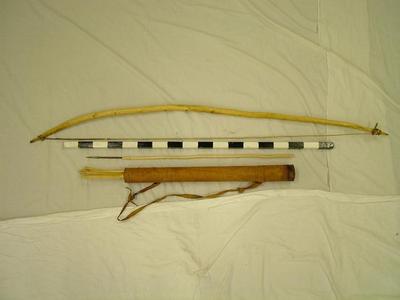 Bow, 5 Arrows And Quiver