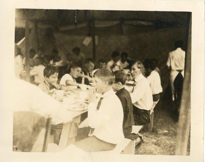 Photograph, Newsboy Camp