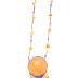 Beaded Rosette Necklace And Earrings