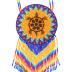 Beaded Rosette Necklace And Earrings