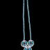 Beaded Rosette Pendant Necklace