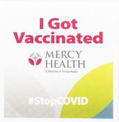 COVID Vaccination Sticker