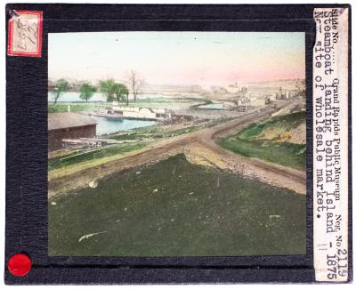 Lantern Slide, Steamboat Landing