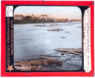 Lantern Slide, From Pearl St. Bridge