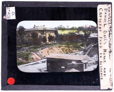 Lantern Slide, Daniel Ball's Home