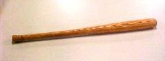 Ash Base Ball Bat, Replica, Ca. 1896