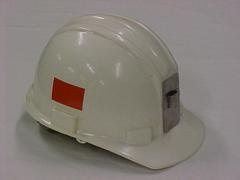 Miner's Hard Hat With Lamp Clip