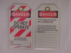 Lockout Tags