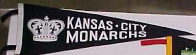Negro League Pennant, Kansas City Monarchs (Reproduction)