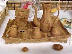 Vietnamese Wooden Tea Set