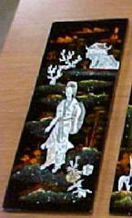 Decorative Wood Panel Representing  Northern Vietnamese Woman