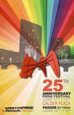 25th Anniversary Pride Festival Poster