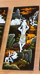 Decorative Wood Panel Representing  Mountain Region Vietnamese Woman