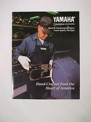 Brochure, Yamaha, Hand-crafted From The Heart Of America