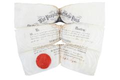 Civil War Commission of Henry J. Northrup to 1st Lieutenant 118th New York Infantry 