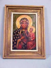 Black Madonna, Or Our Lady Of Czestochowa, Or Matka Boska Czestochowska, Grand Rapids Polish American Archival Collection #127