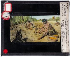 Lantern Slide, Planting Corn