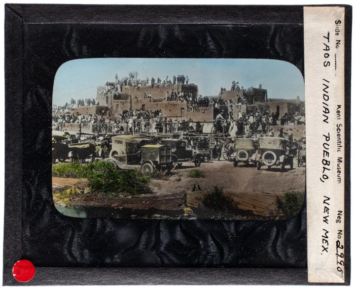Lantern Slide, Taos Pueblo