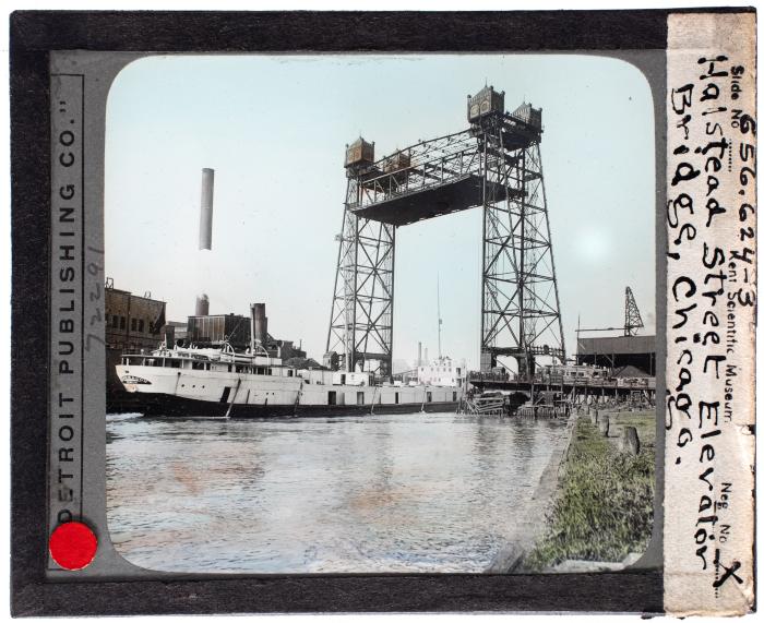 Lantern Slide, Halstead Street Elevator Bridge