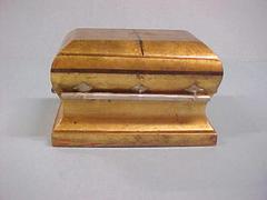 Coffin Or Casket Model, Miniature, John Arsulowicz, Jr. Archival Collection #135
