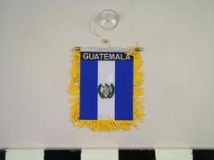 Automobile Rear-view Mirror Flag, Guatemala