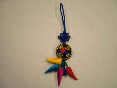 Korean Fabric Good Luck Accessory Or Charm, Yi Family Archival Collection #143