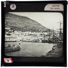 Lantern Slide, Coastal Town