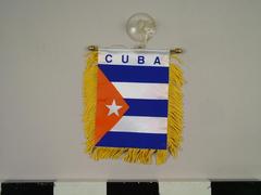 Automiblie Rear-view Mirror Flag Cuba