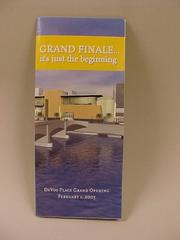Booklet Or Brochure, Devos Place Grand Finale,  It's Just The Beginning