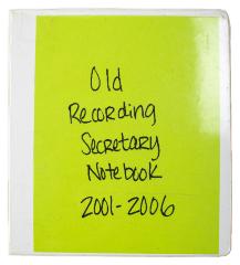 Meeting Minutes Binder